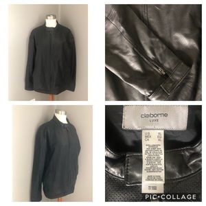 Mens Claiborne Luxe Leather Sheep Skin Jacket XL